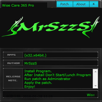 wise care 365 pro注册机 最新版