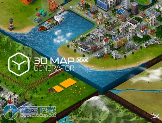 3d map generator geo汉化版（3D地图生成插件）