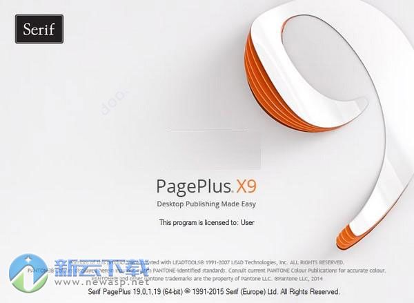 Serif PagePlus X9 19.0.19 中文版