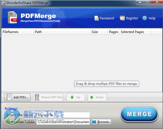 Wonderfulshare PDF Merge(PDF文档合并)