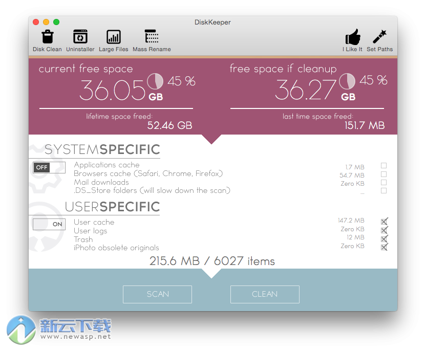 DiskKeeper for Mac 1.9.17 破解