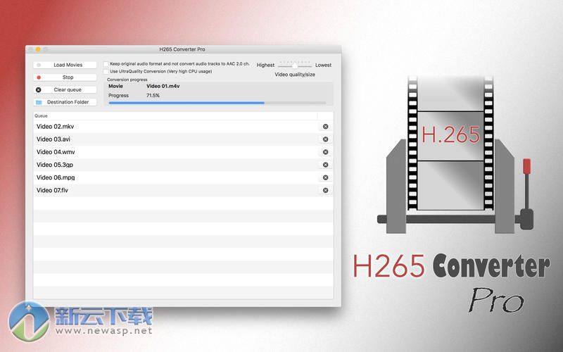 H265 Converter Pro for Mac 3.3 破解