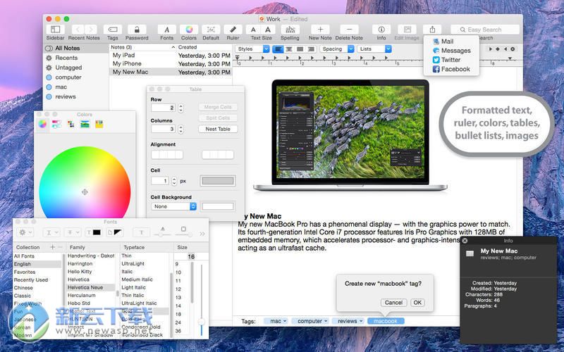 iNotepad Pro for Mac 4.4 破解