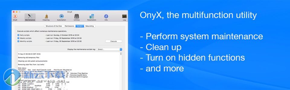 OnyX for Mac 3.4.1 破解