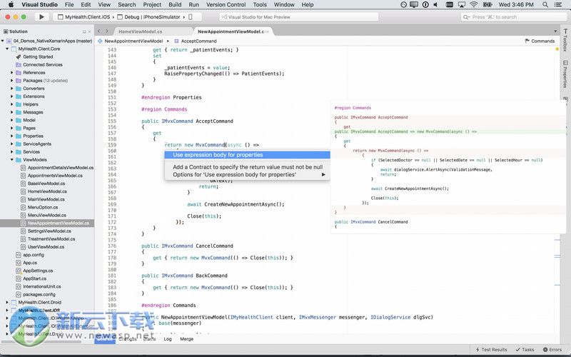 Visual Studio IDE for Mac 15.6 中文免费版