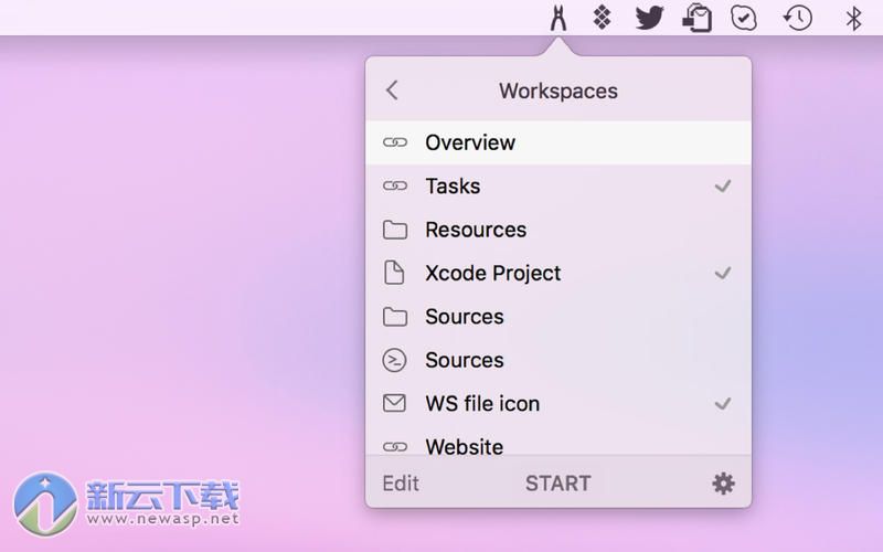 Workspaces for Mac