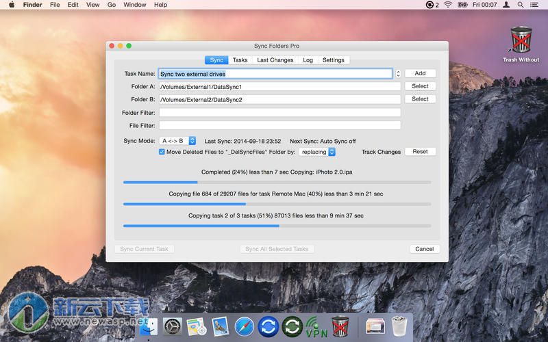 Sync Folders Pro for Mac 3.4.1 破解