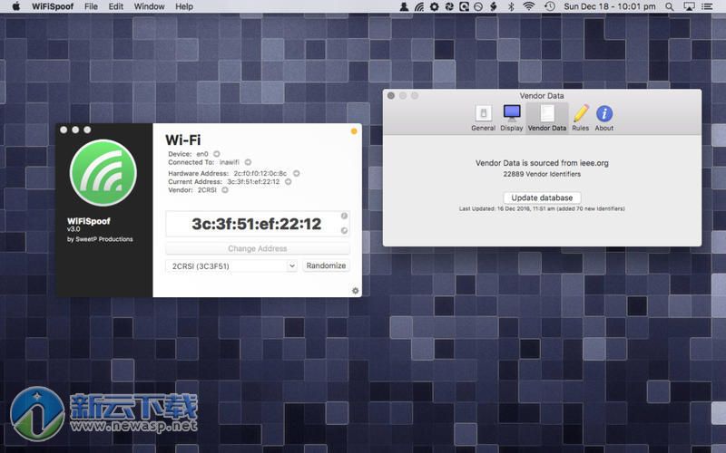 WiFiSpoof for Mac