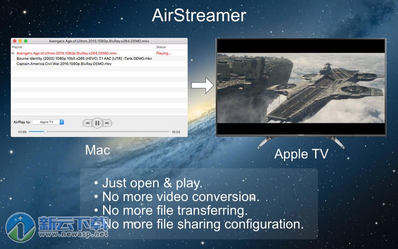 AirStreamer for Mac