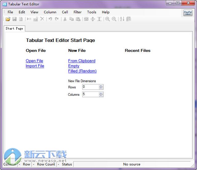 CSV编辑器Tabular Text Editor