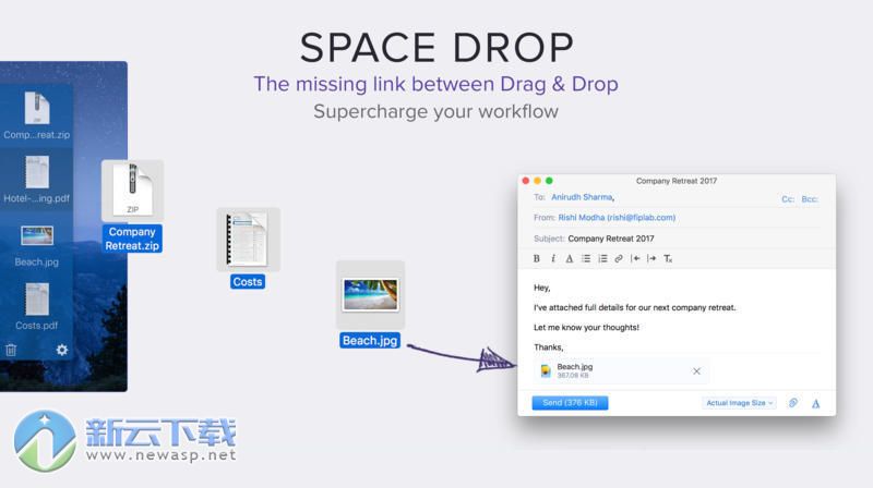 Space Drop for Mac