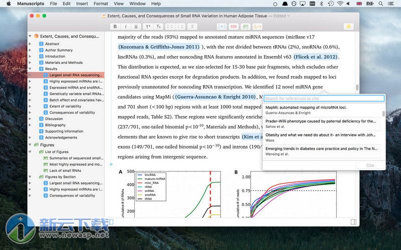 Manuscripts for Mac