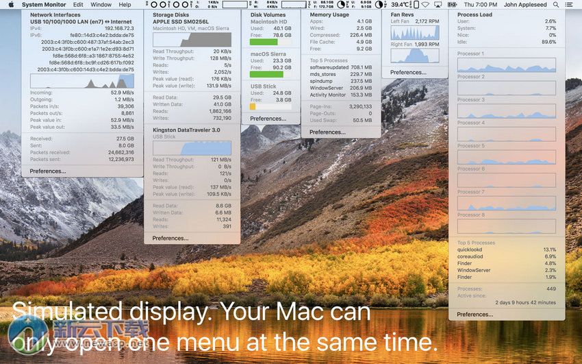 System Monitor for Mac