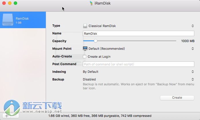 iRamDisk for Mac