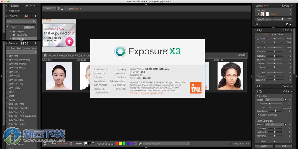 Alien Skin Exposure X3 Bundle for Mac 3.5.5.127 破解
