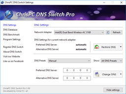 ChrisPC DNS Switch Pro（DNS切换工具） 3.60 破解