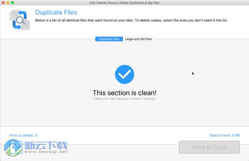 Disk Cleaner Movavi for Mac