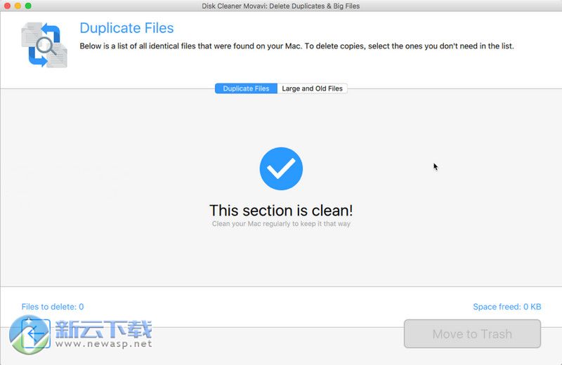 Disk Cleaner Movavi for Mac 1.0 破解