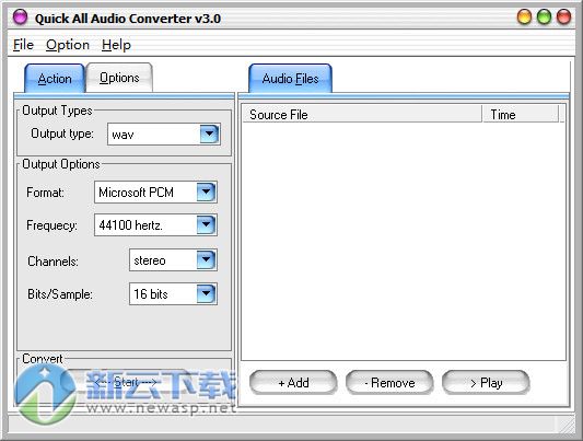 免费音频转换器(Quick All Audio Converter) 4.80 正式版