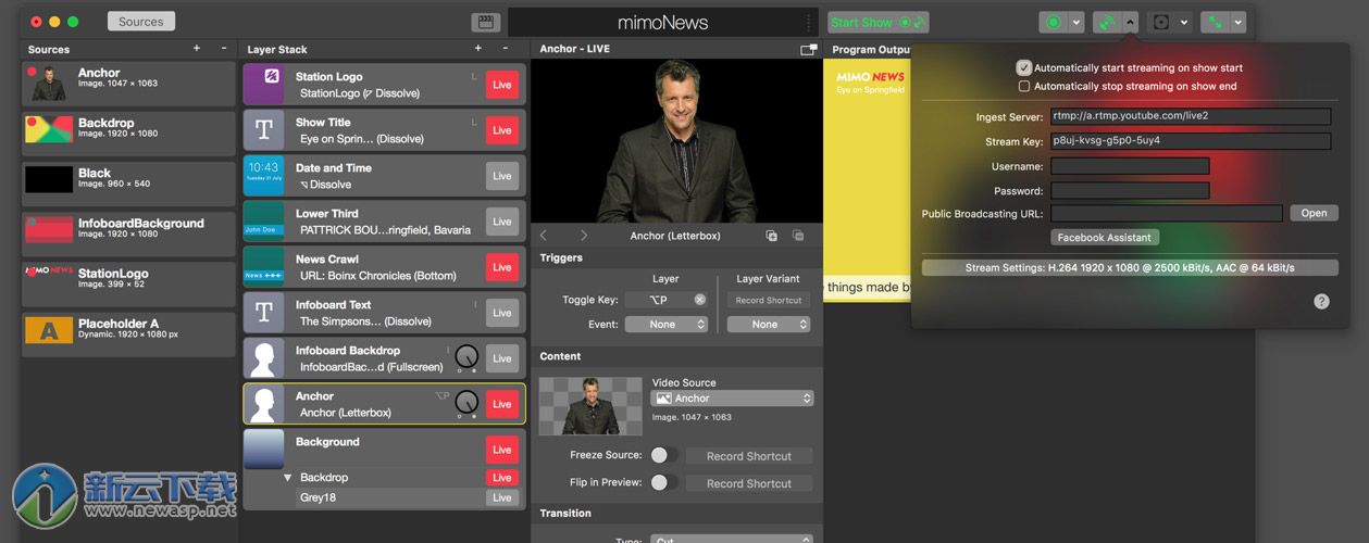 Boinx mimoLive for Mac 4.0.2 破解