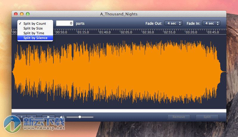 AppleMacSoft MP3 Splitter for Mac 3.9.1 破解