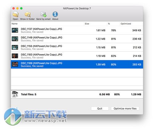 NXPowerLite Desktop for Mac