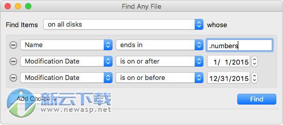 Find Any File for Mac 1.9.3 破解