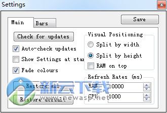 RAM CPU Taskbar 2.1 绿色版