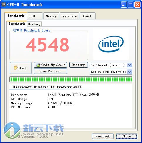 CPU-M Benchmark