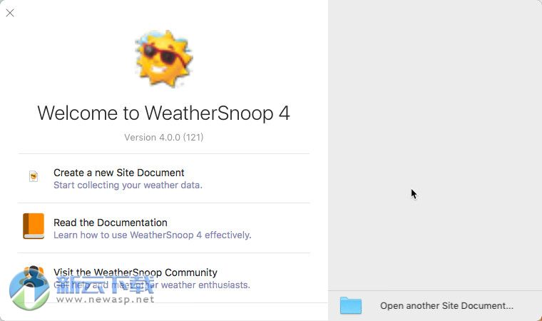 WeatherSnoop 4 Mac