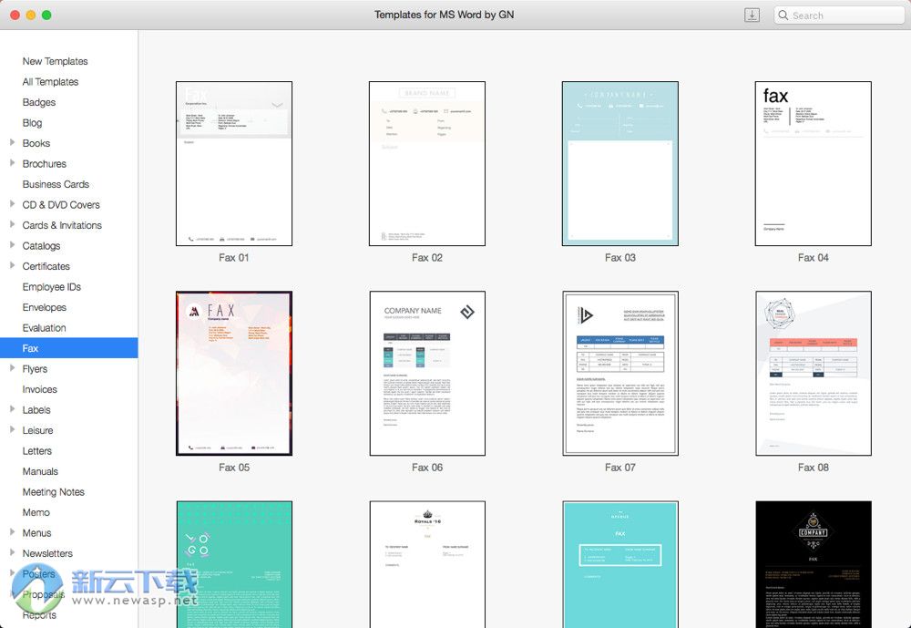 Templates for MS Word 4.0 破解