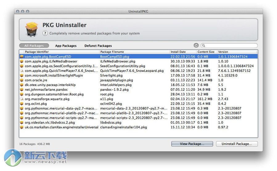 UninstallPKG for Mac