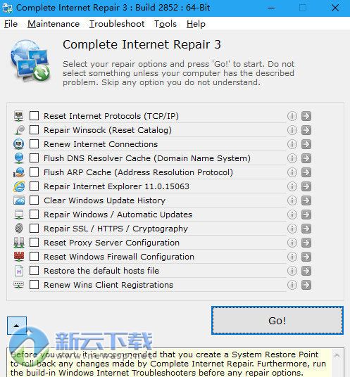 Complete Internet Repair(网络修复软件)