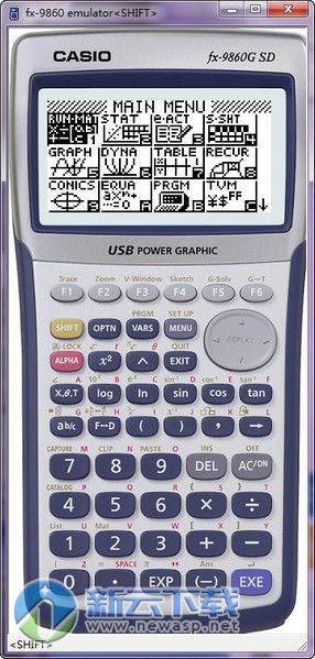 Casio fx9860G模拟器 绿色版