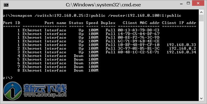 SoftPerfect Switch Port Mapper