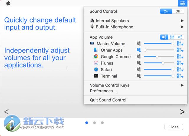 Sound Control for Mac 7.22 破解