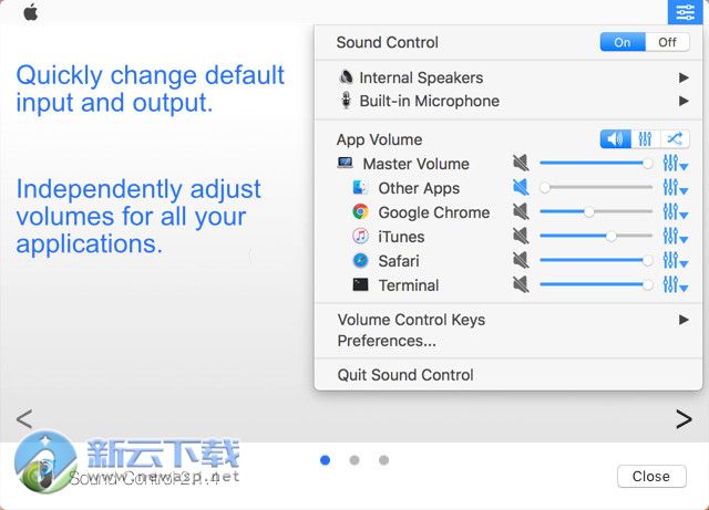 Sound Control for Mac