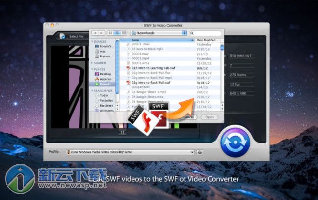 SWF to Video Converter for Mac