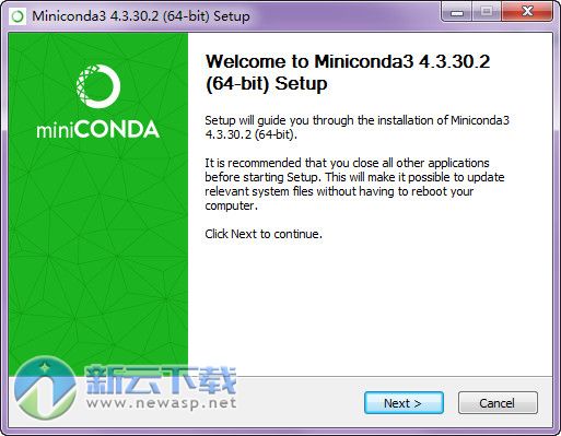 MiniConda3 python3.6 4.3.30.2 免费版