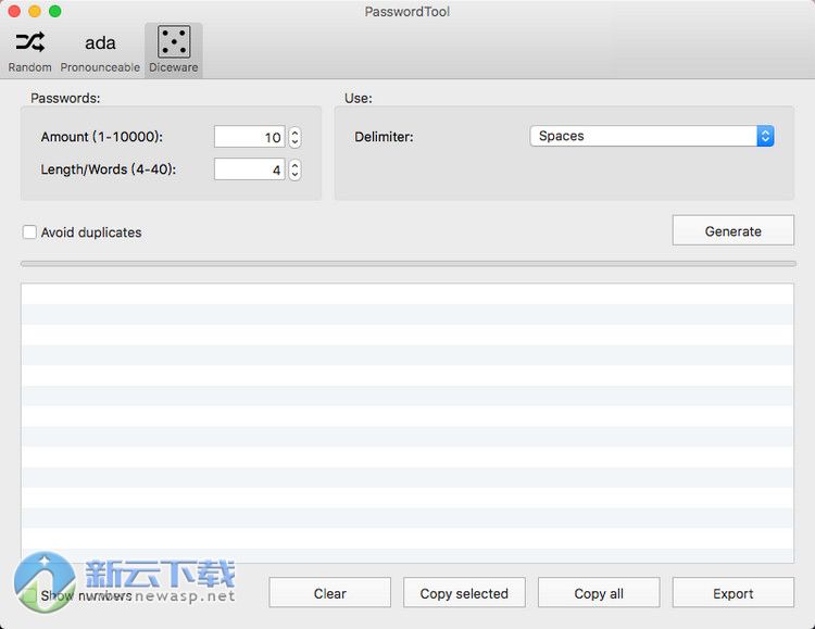 PasswordTool for Mac