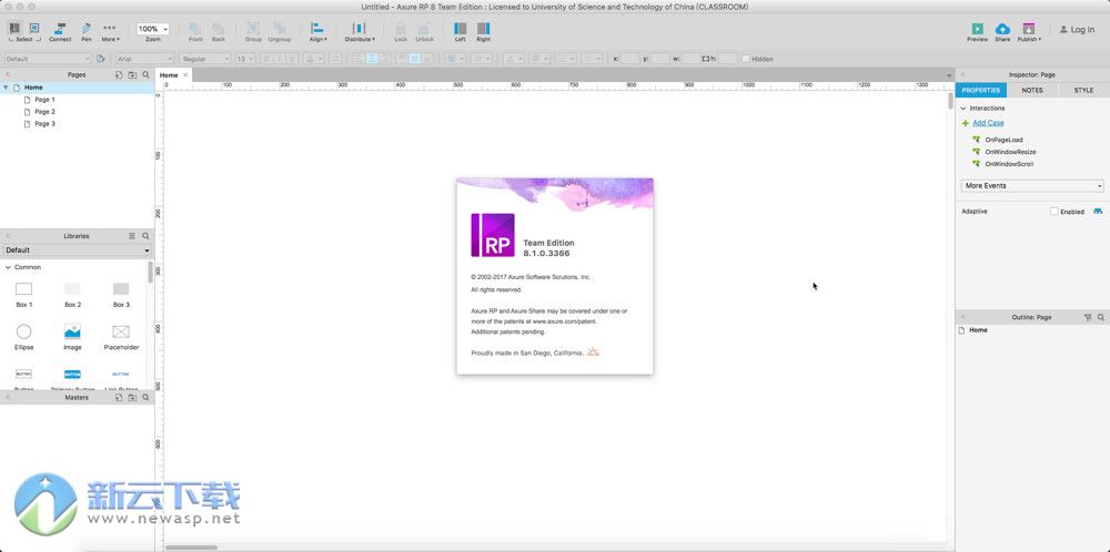 Axure RP 8.1 Mac 汉化版 8.1.0.3366 含注册码