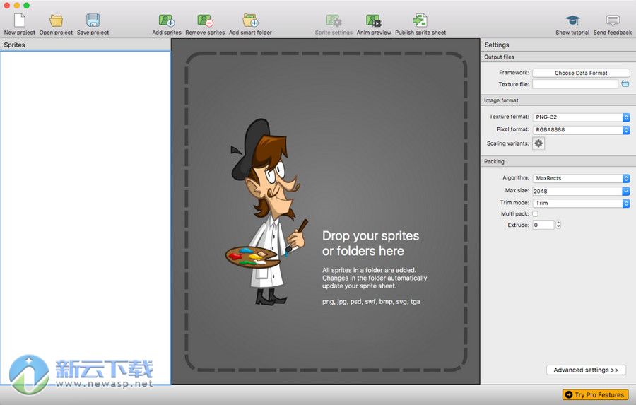 TexturePacker Pro for Mac 4.4.0 破解