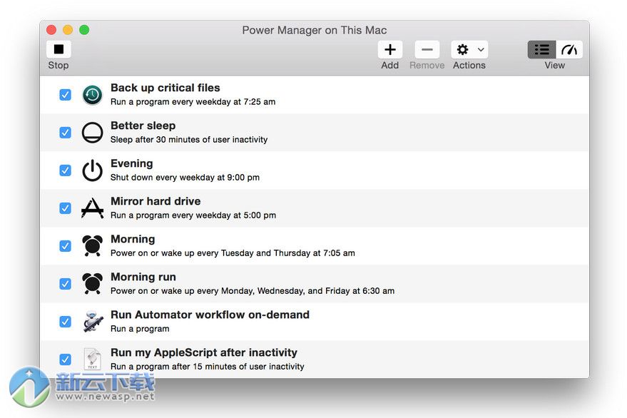 Power Manager for Mac