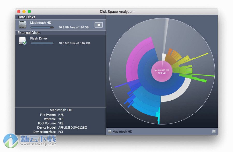 Disk Space Analyzer for Mac 2.4 破解