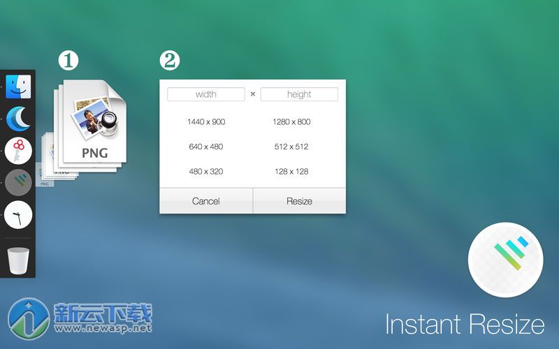 Instant Resize for Mac