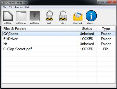 Hide files软件