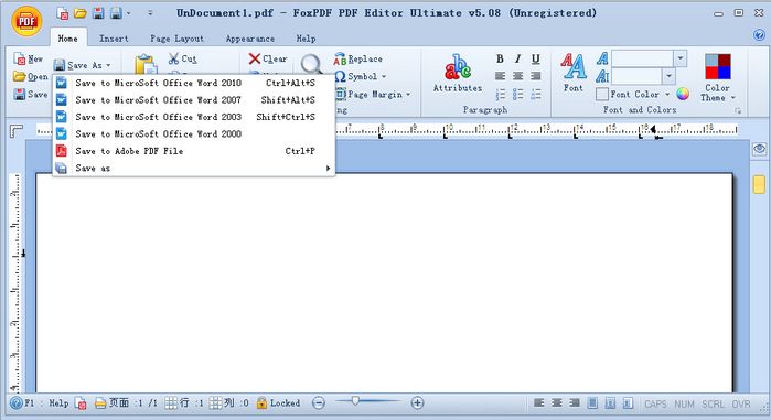 FoxPDF Editor Ultimate 5.0 免费版