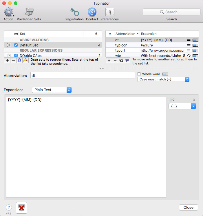Typinator for Mac 7.6 破解