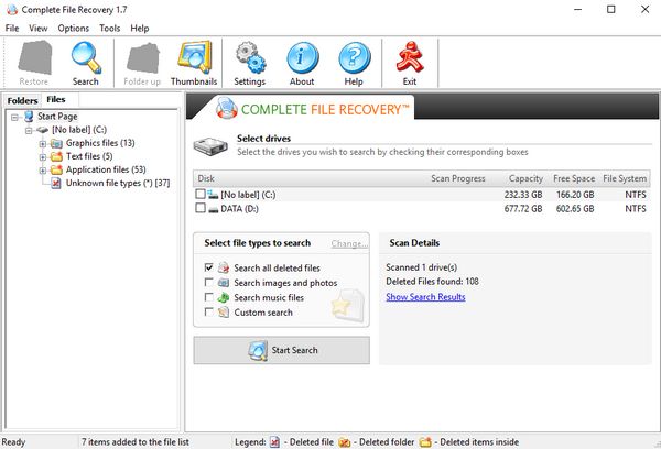 Complete File Recovery