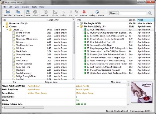 MusicBrainz Picard